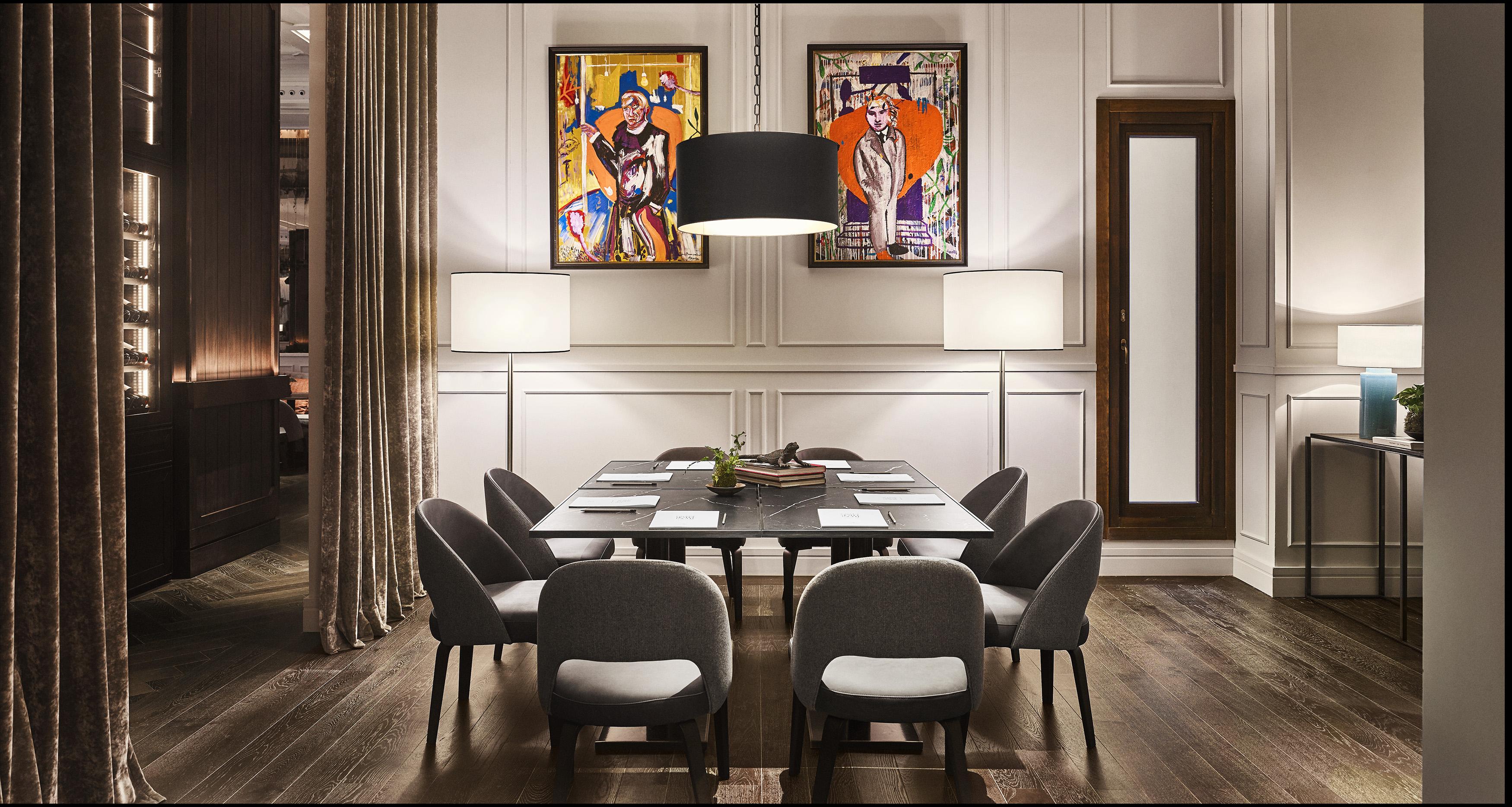 Gran Hotel Ingles - The Leading Hotels Of The World Madrid Exterior photo Dining room