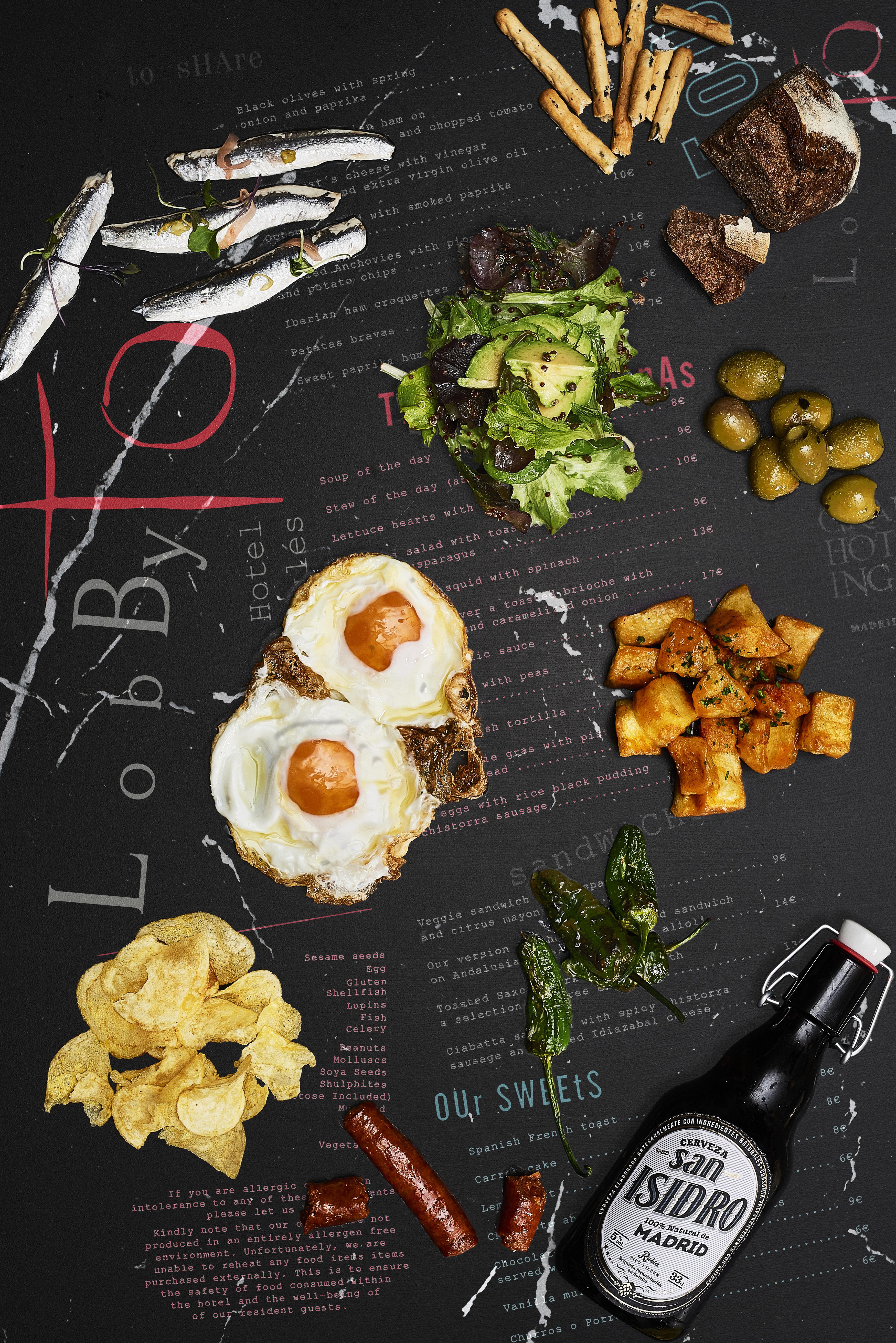 Gran Hotel Ingles - The Leading Hotels Of The World Madrid Exterior photo A typical brunch menu