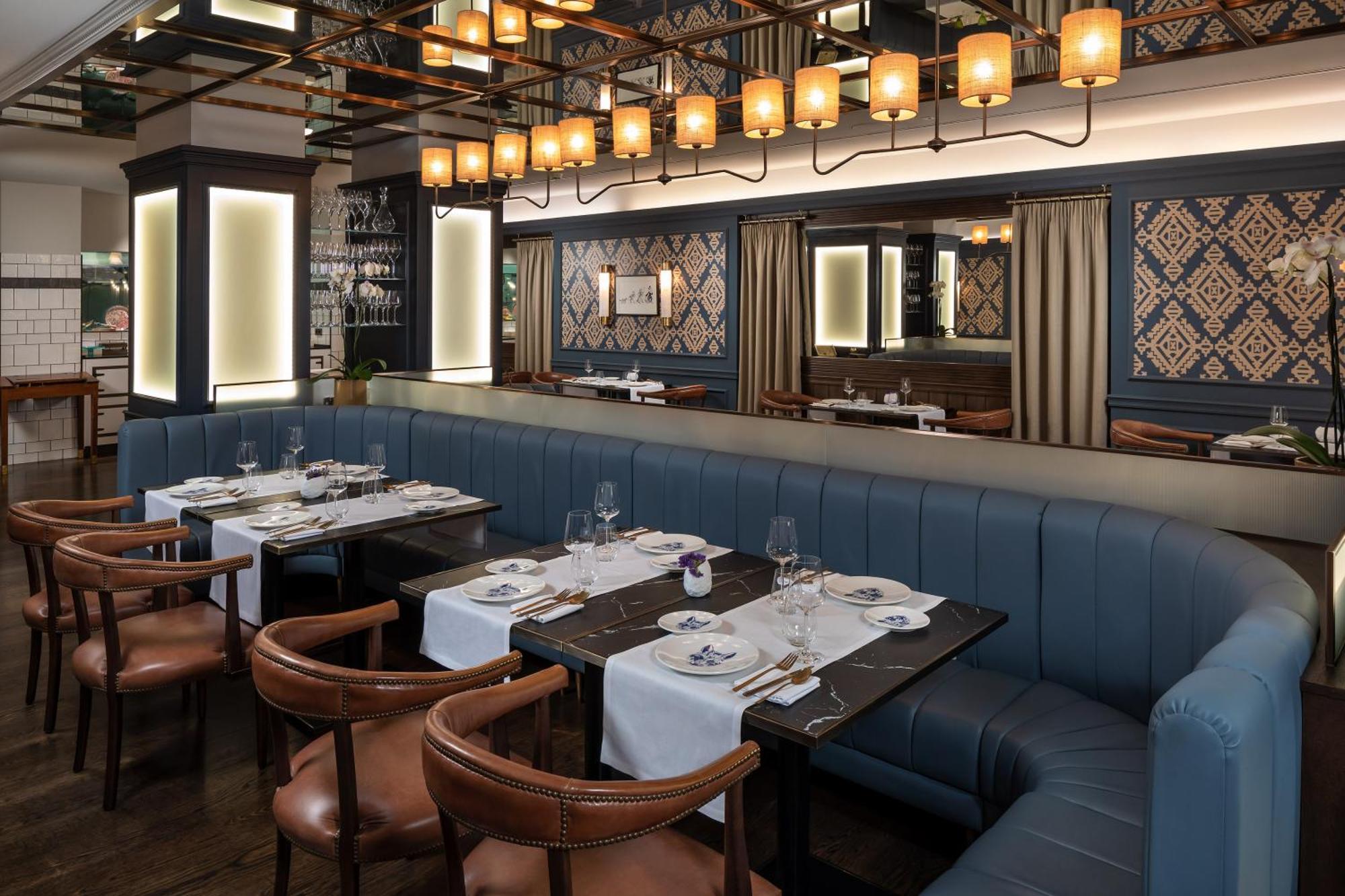 Gran Hotel Ingles - The Leading Hotels Of The World Madrid Exterior photo Interior of the restaurant