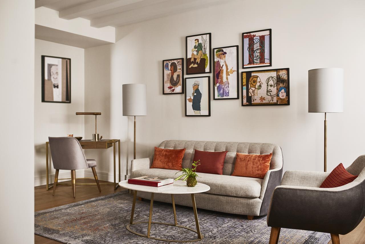 Gran Hotel Ingles - The Leading Hotels Of The World Madrid Exterior photo A living room