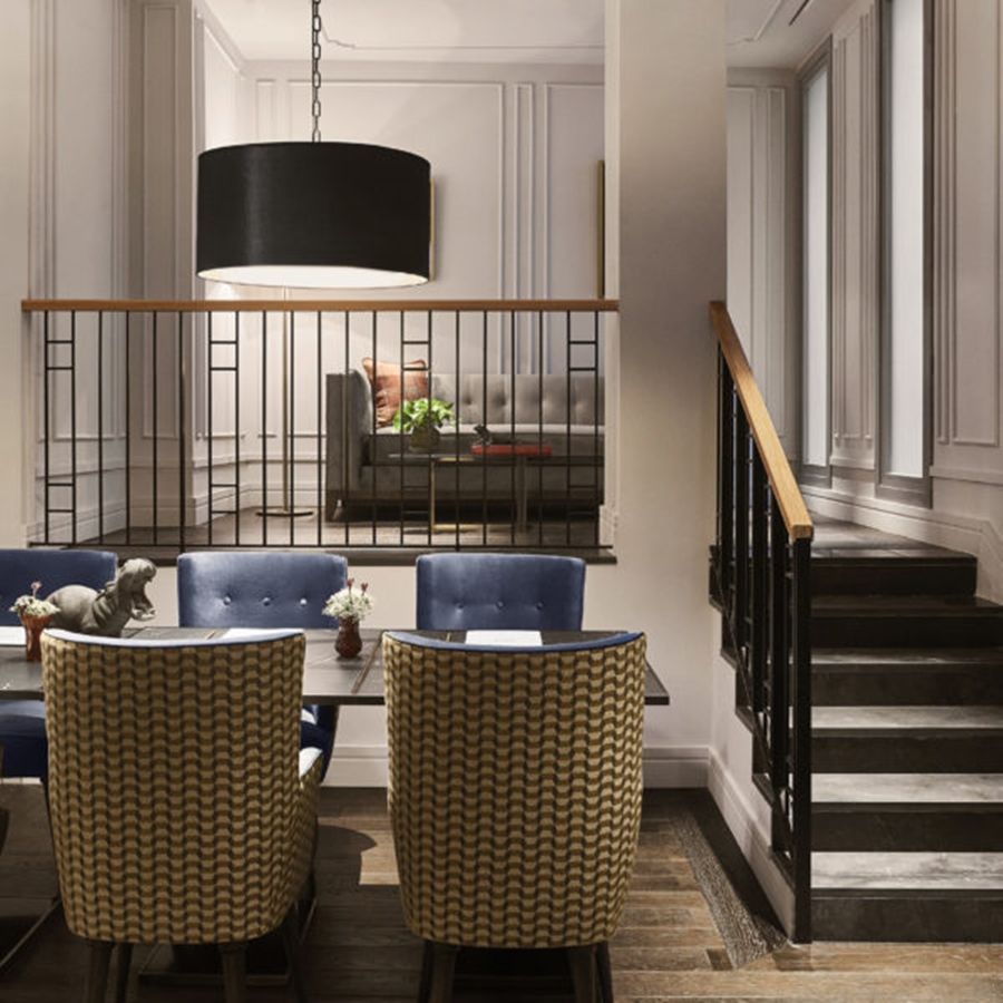Gran Hotel Ingles - The Leading Hotels Of The World Madrid Exterior photo Interior of the hotel